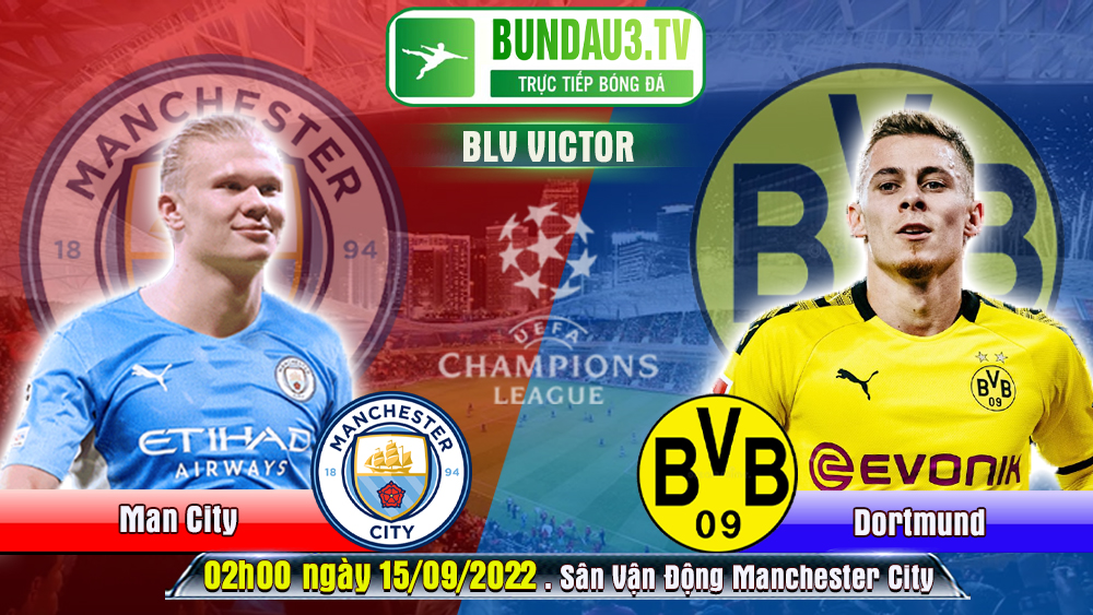 Highlight Man City - Dortmund 15/09